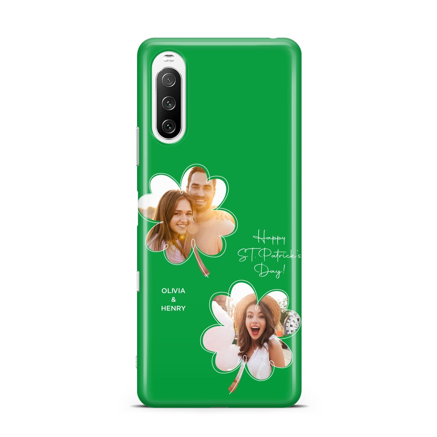 Personalised Photo St Patricks Day Sony Xperia 10 III Case