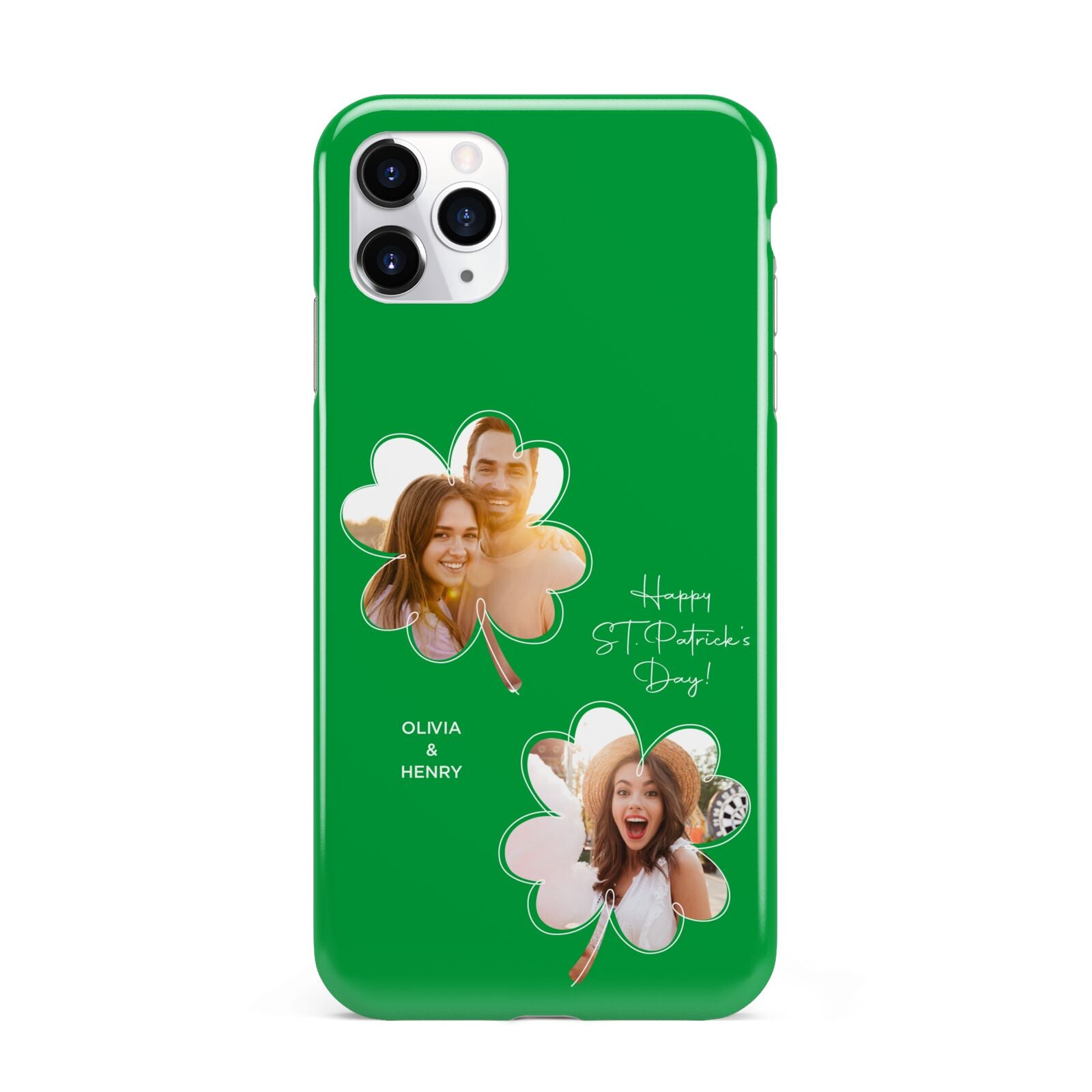 Personalised Photo St Patricks Day iPhone 11 Pro Max 3D Tough Case