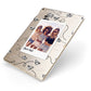 Personalised Photo Travel Apple iPad Case on Gold iPad Side View