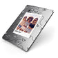 Personalised Photo Travel Apple iPad Case on Grey iPad Side View