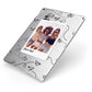 Personalised Photo Travel Apple iPad Case on Silver iPad Side View