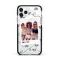 Personalised Photo Travel Apple iPhone 11 Pro in Silver with Black Impact Case
