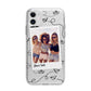 Personalised Photo Travel Apple iPhone 11 in White with Bumper Case