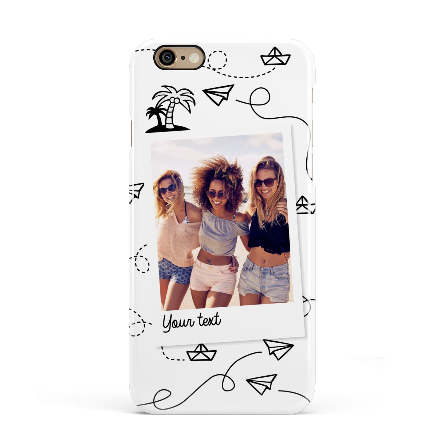 Personalised Photo Travel Apple iPhone 6 3D Snap Case