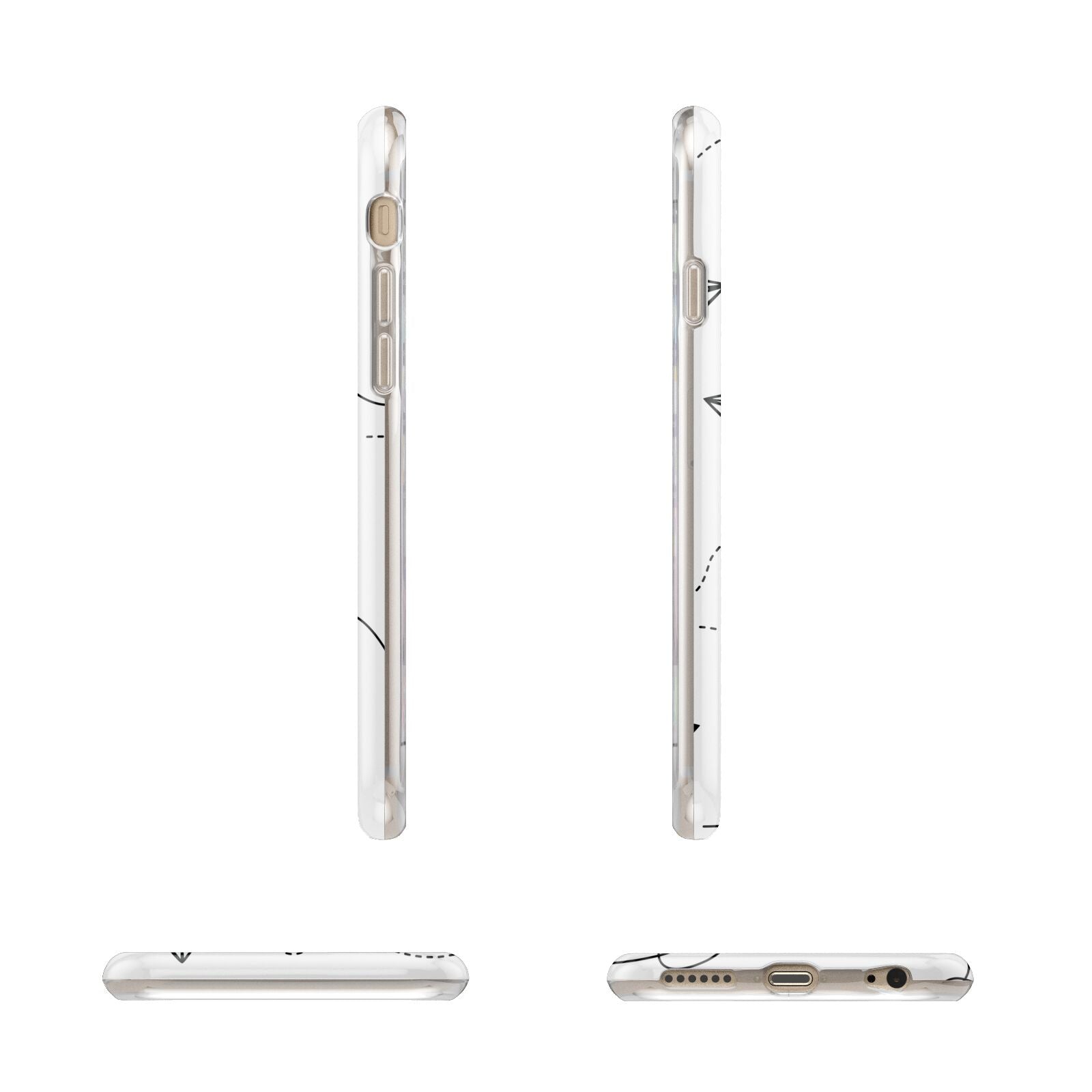 Personalised Photo Travel Apple iPhone 6 3D Wrap Tough Case Alternative Image Angles