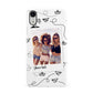 Personalised Photo Travel Apple iPhone XR White 3D Snap Case