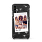 Personalised Photo Travel Apple iPhone Xs Max Impact Case Black Edge on Black Phone