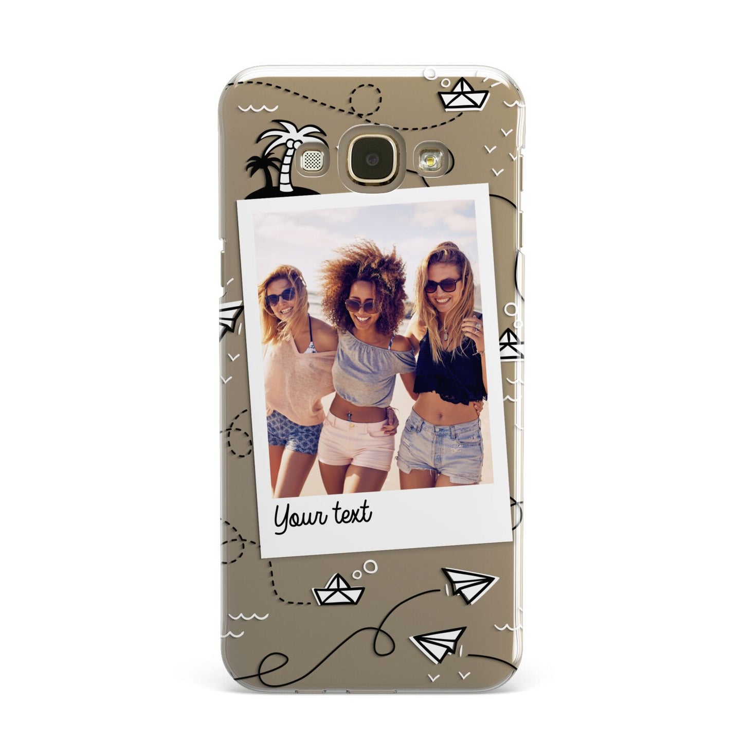 Personalised Photo Travel Samsung Galaxy A8 Case
