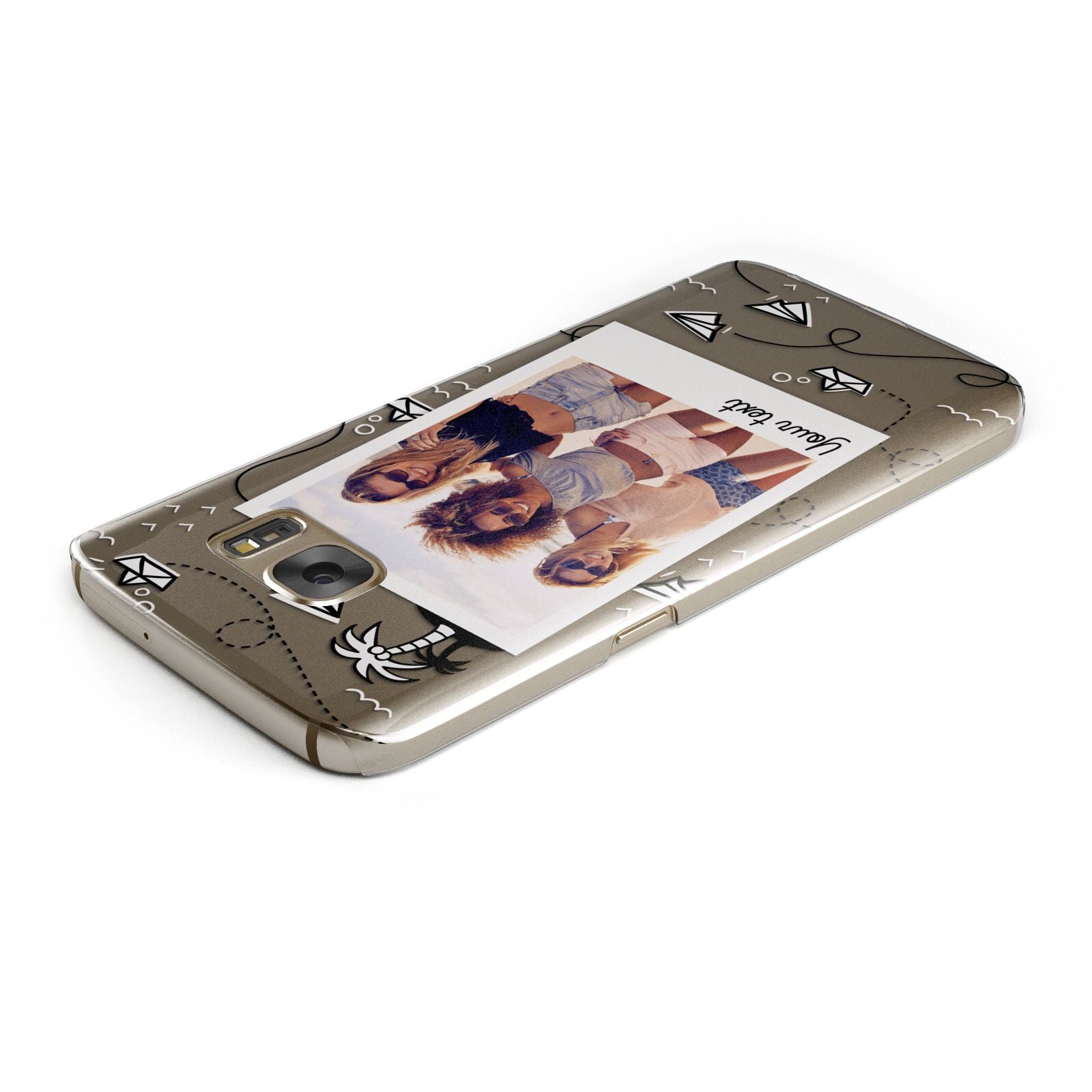 Personalised Photo Travel Samsung Galaxy Case Top Cutout
