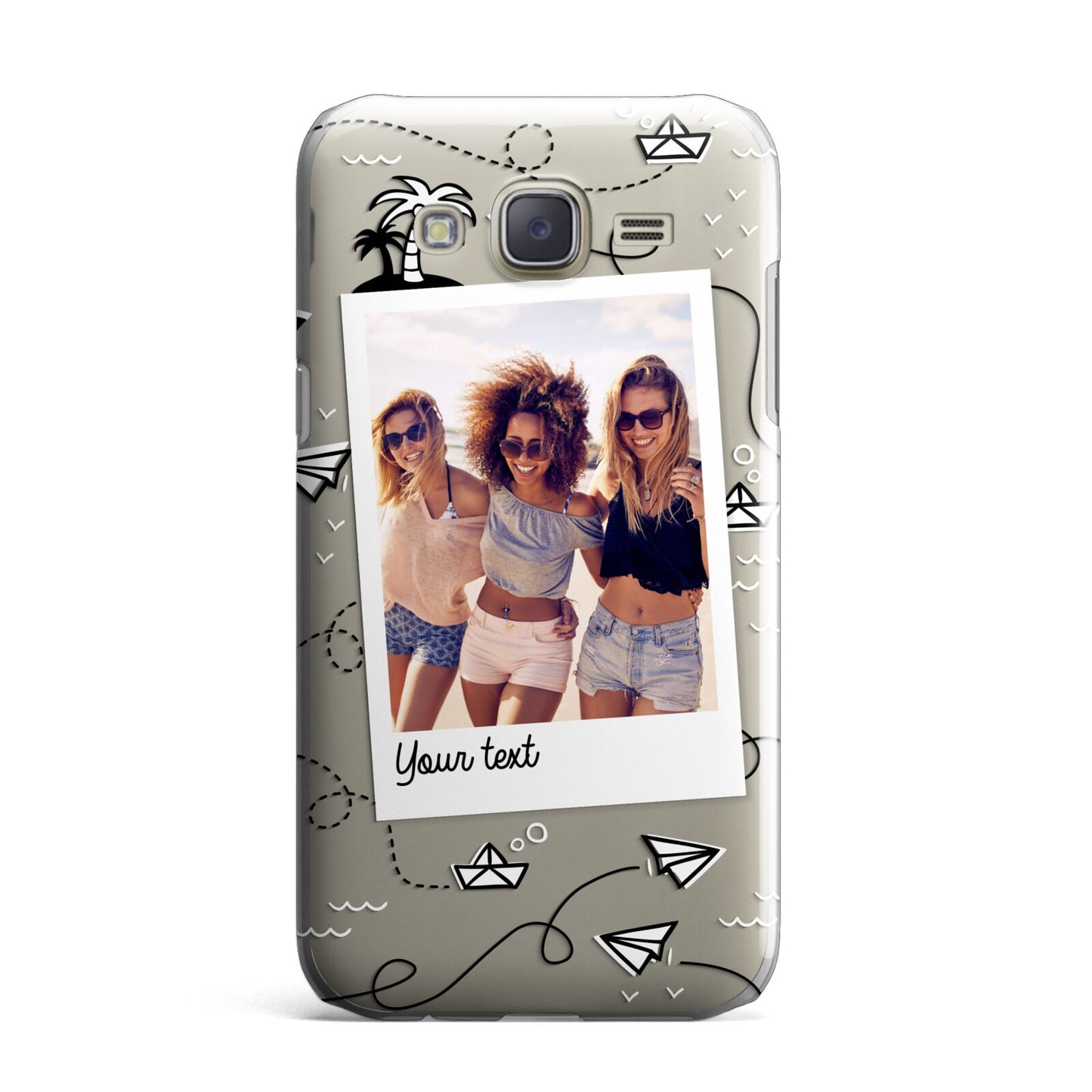 Personalised Photo Travel Samsung Galaxy J7 Case