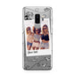Personalised Photo Travel Samsung Galaxy S9 Plus Case on Silver phone