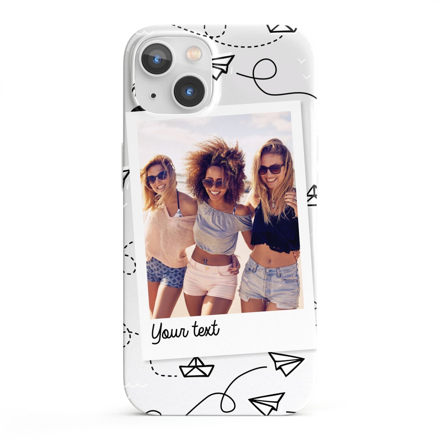 Personalised Photo Travel iPhone 13 Full Wrap 3D Snap Case