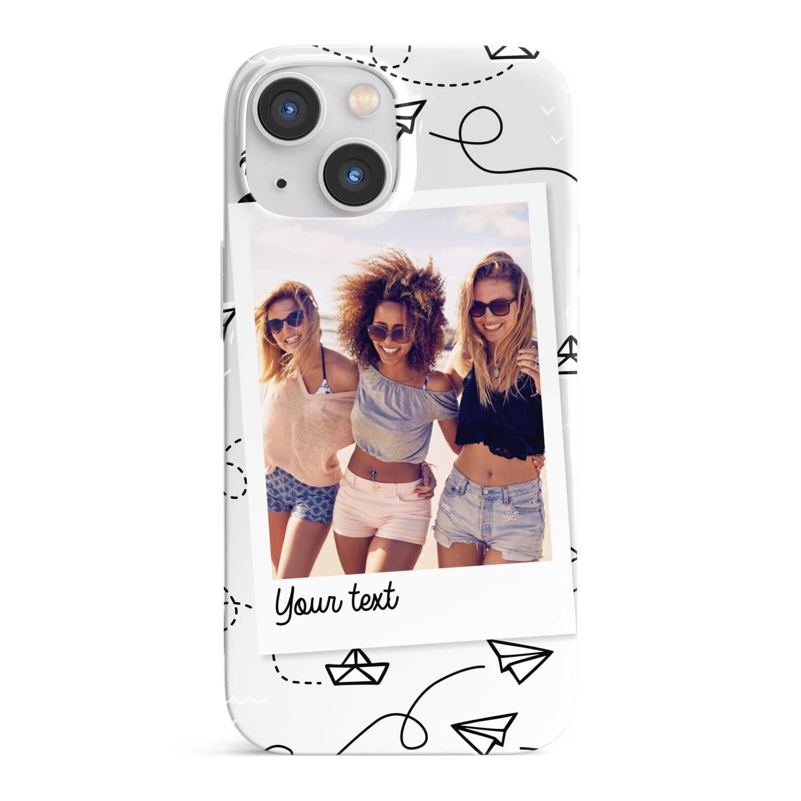 Personalised Photo Travel iPhone 13 Mini Full Wrap 3D Snap Case