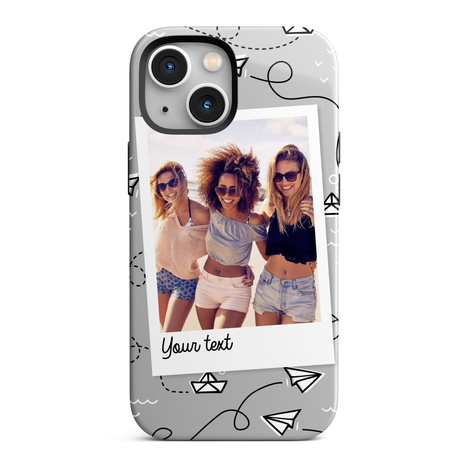 Personalised Photo Travel iPhone 13 Mini Full Wrap 3D Tough Case