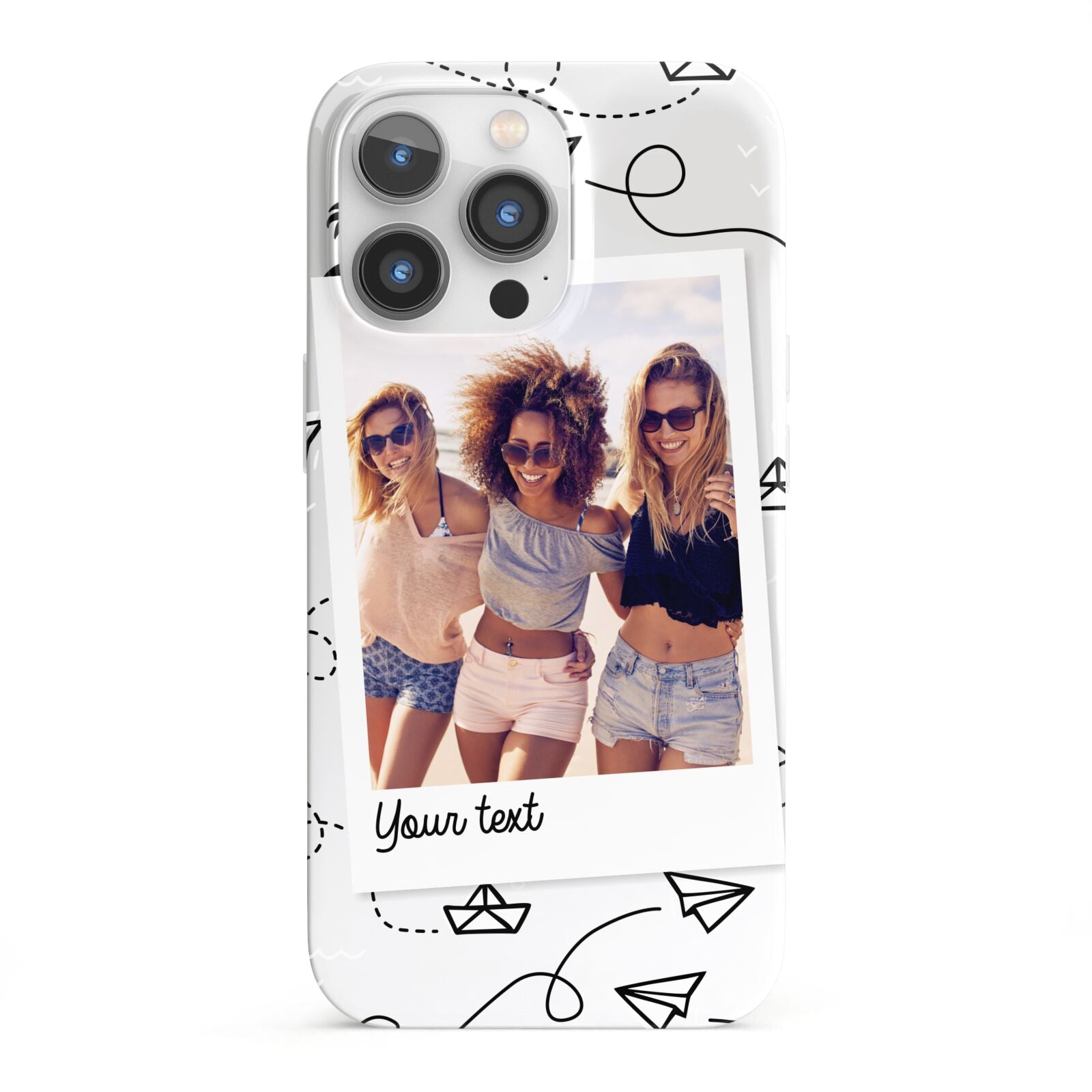 Personalised Photo Travel iPhone 13 Pro Full Wrap 3D Snap Case