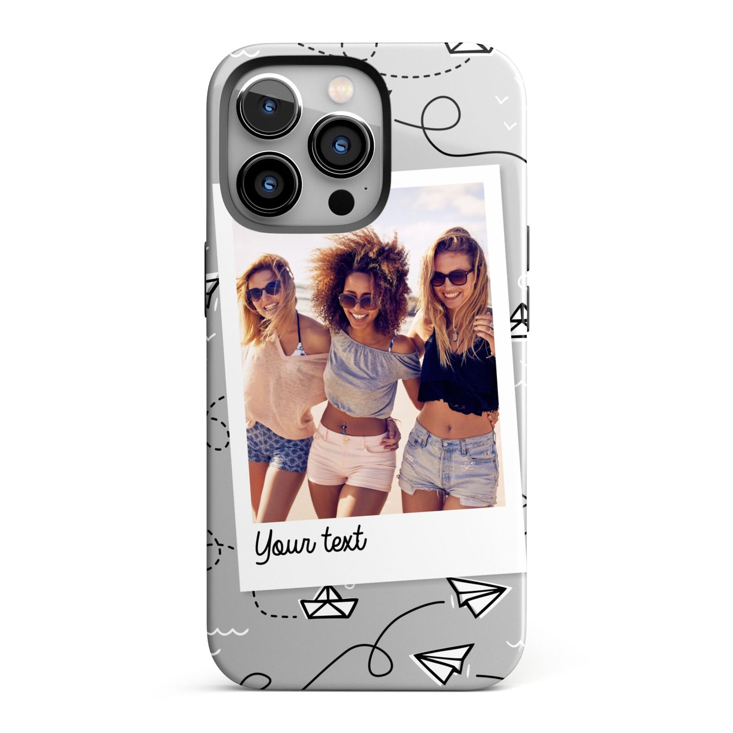 Personalised Photo Travel iPhone 13 Pro Full Wrap 3D Tough Case