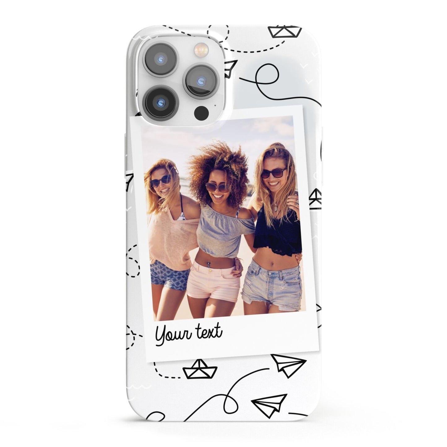 Personalised Photo Travel iPhone 13 Pro Max Full Wrap 3D Snap Case