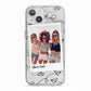 Personalised Photo Travel iPhone 13 TPU Impact Case with White Edges