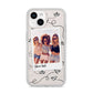 Personalised Photo Travel iPhone 14 Clear Tough Case Starlight