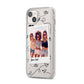 Personalised Photo Travel iPhone 14 Plus Clear Tough Case Starlight Angled Image