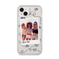 Personalised Photo Travel iPhone 14 Plus Clear Tough Case Starlight