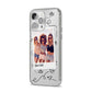 Personalised Photo Travel iPhone 14 Pro Max Clear Tough Case Silver Angled Image