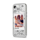 Personalised Photo Travel iPhone 14 Pro Max Clear Tough Case Silver Angled Image