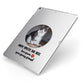 Personalised Photo Upload Cat Mum Apple iPad Case on Silver iPad Side View
