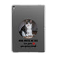 Personalised Photo Upload Cat Mum Apple iPad Grey Case