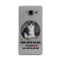 Personalised Photo Upload Cat Mum Samsung Galaxy A3 Case