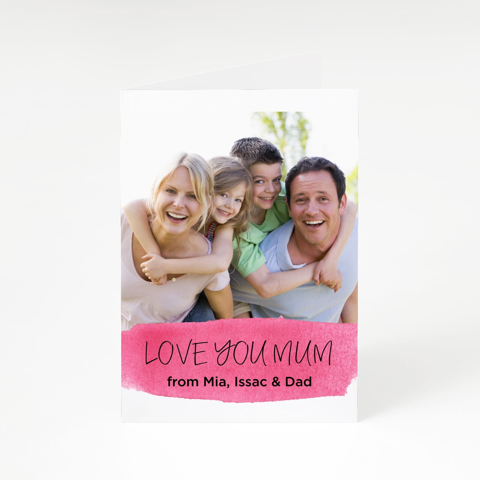 Personalised Photo Upload Mothers Day A5 Greetings Card