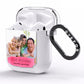 Personalised Photo Upload Mothers Day AirPods Clear Case Side Image