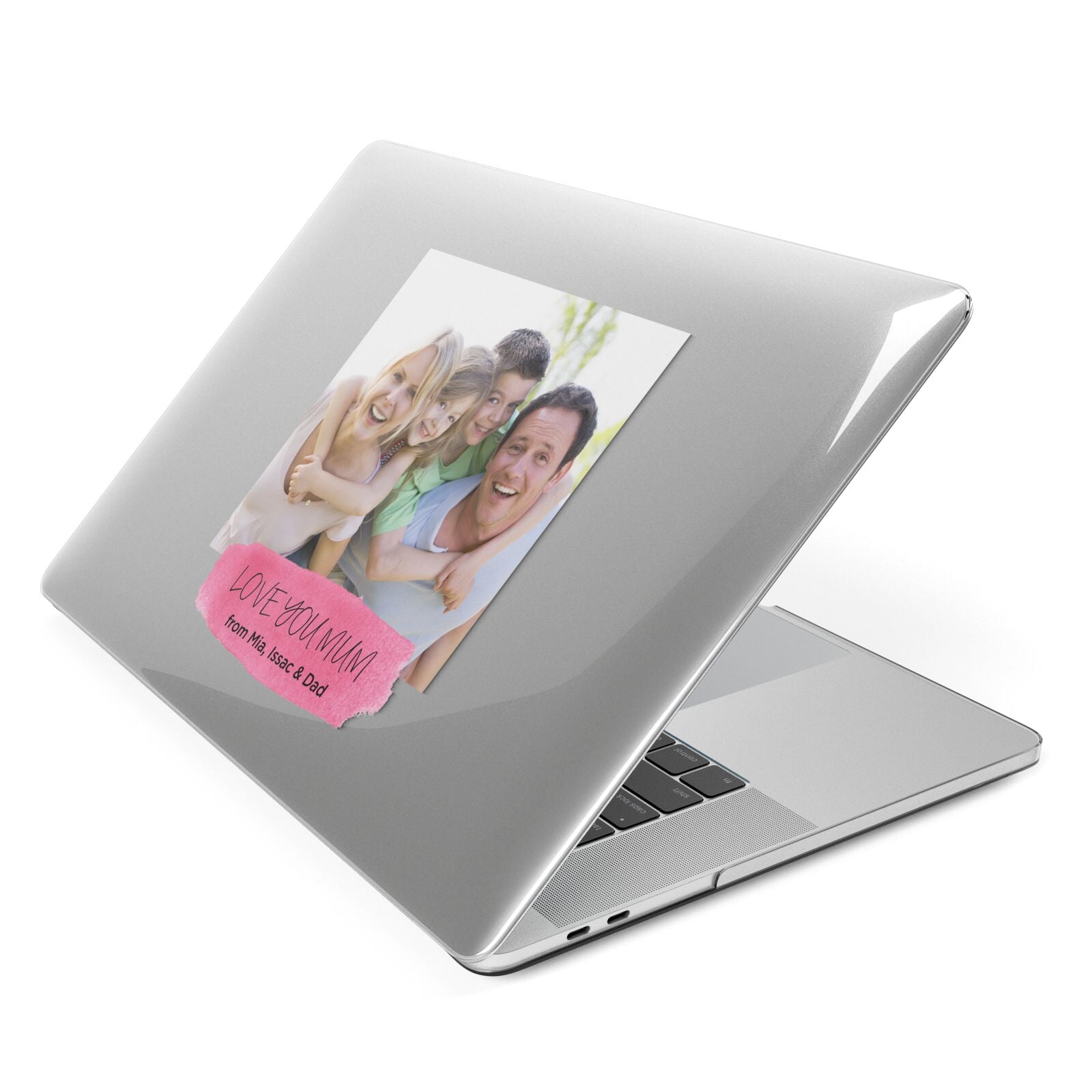 Personalised Photo Upload Mothers Day Apple MacBook Case Side View