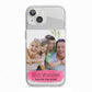 Personalised Photo Upload Mothers Day iPhone 13 TPU Impact Case with White Edges