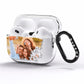 Personalised Photo Upload Puzzle Effect AirPods Pro Clear Case Side Image