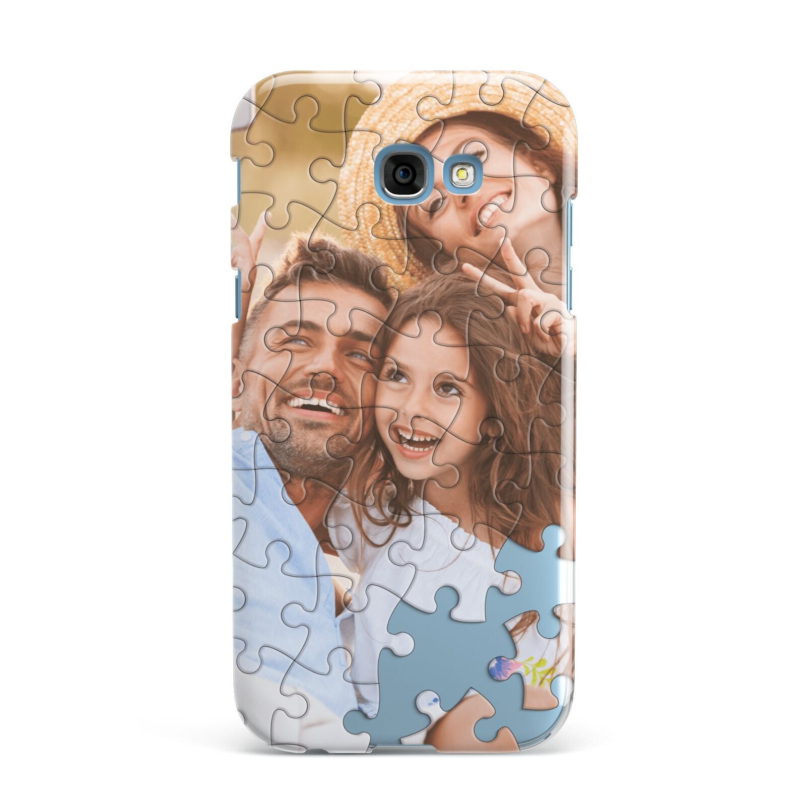 Personalised Photo Upload Puzzle Effect Samsung Galaxy A7 2017 Case