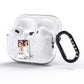Personalised Photo with Text AirPods Pro Glitter Case Side Image