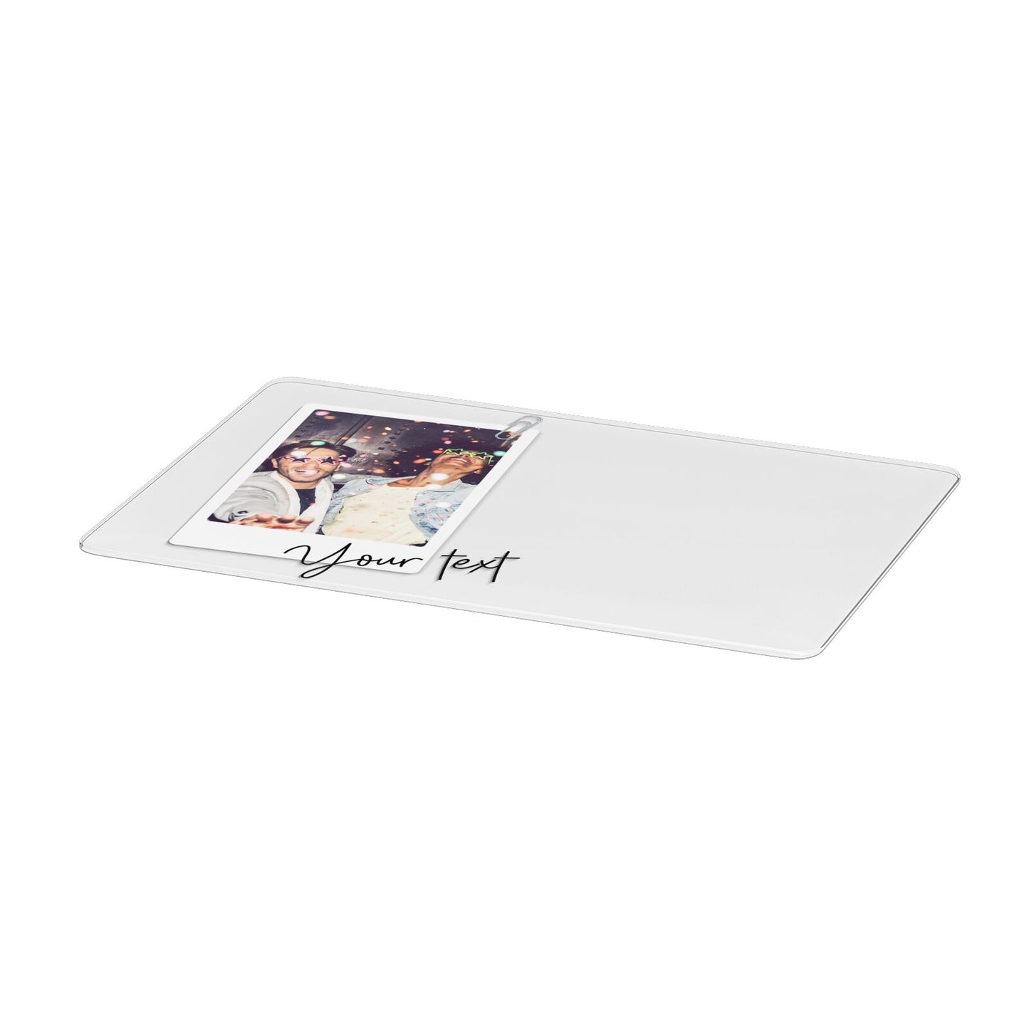 Personalised Photo with Text Apple MacBook Case Only
