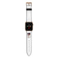 Personalised Photo with Text Apple Watch Strap with Gold Hardware