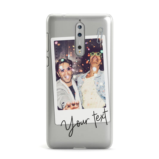 Personalised Photo with Text Nokia Case