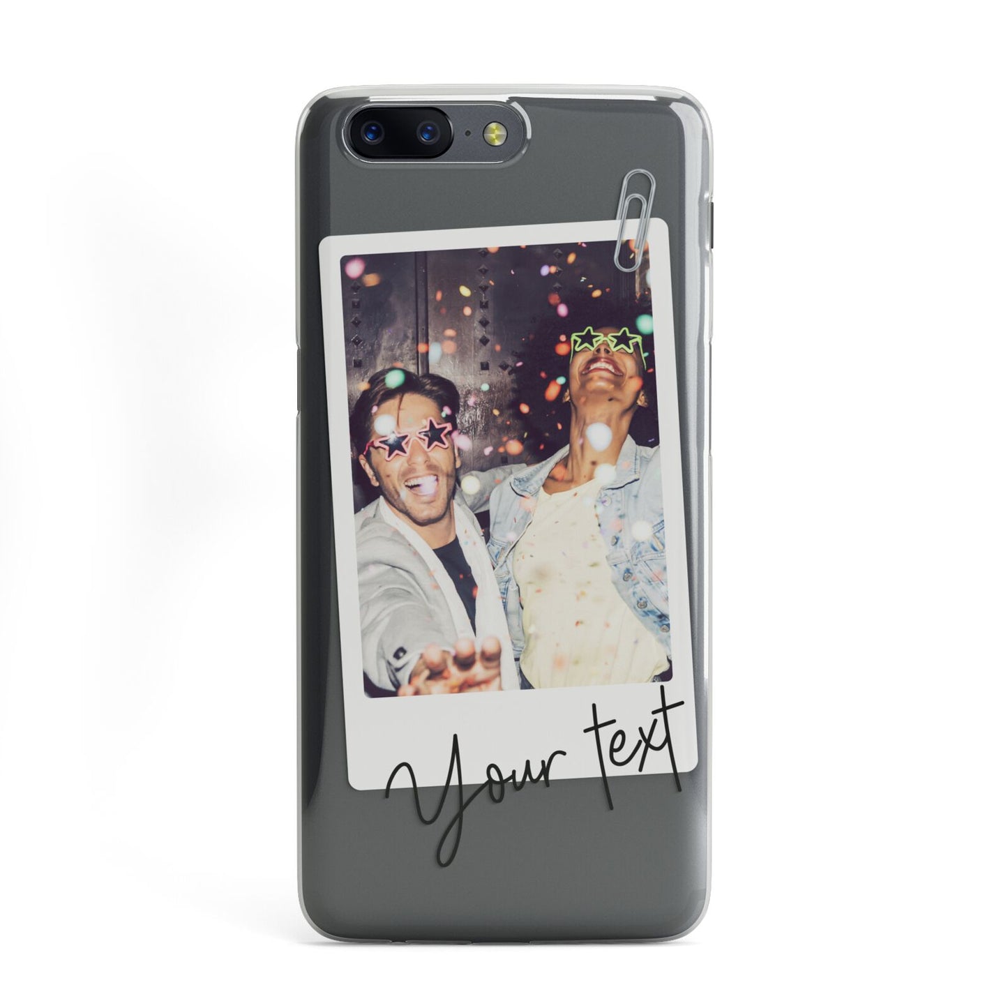 Personalised Photo with Text OnePlus Case