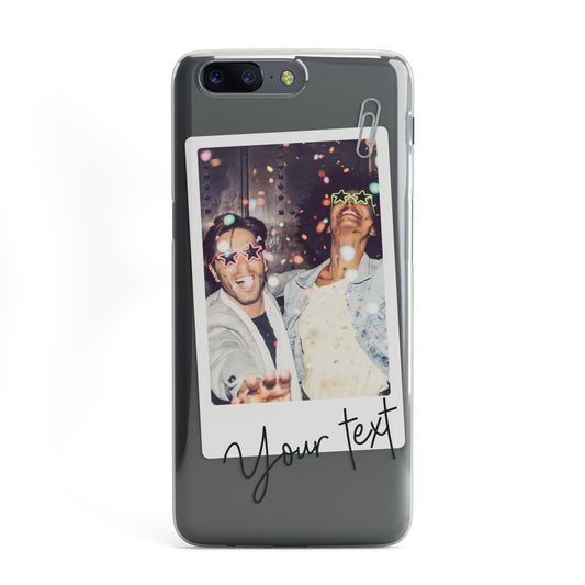 Personalised Photo with Text OnePlus Case