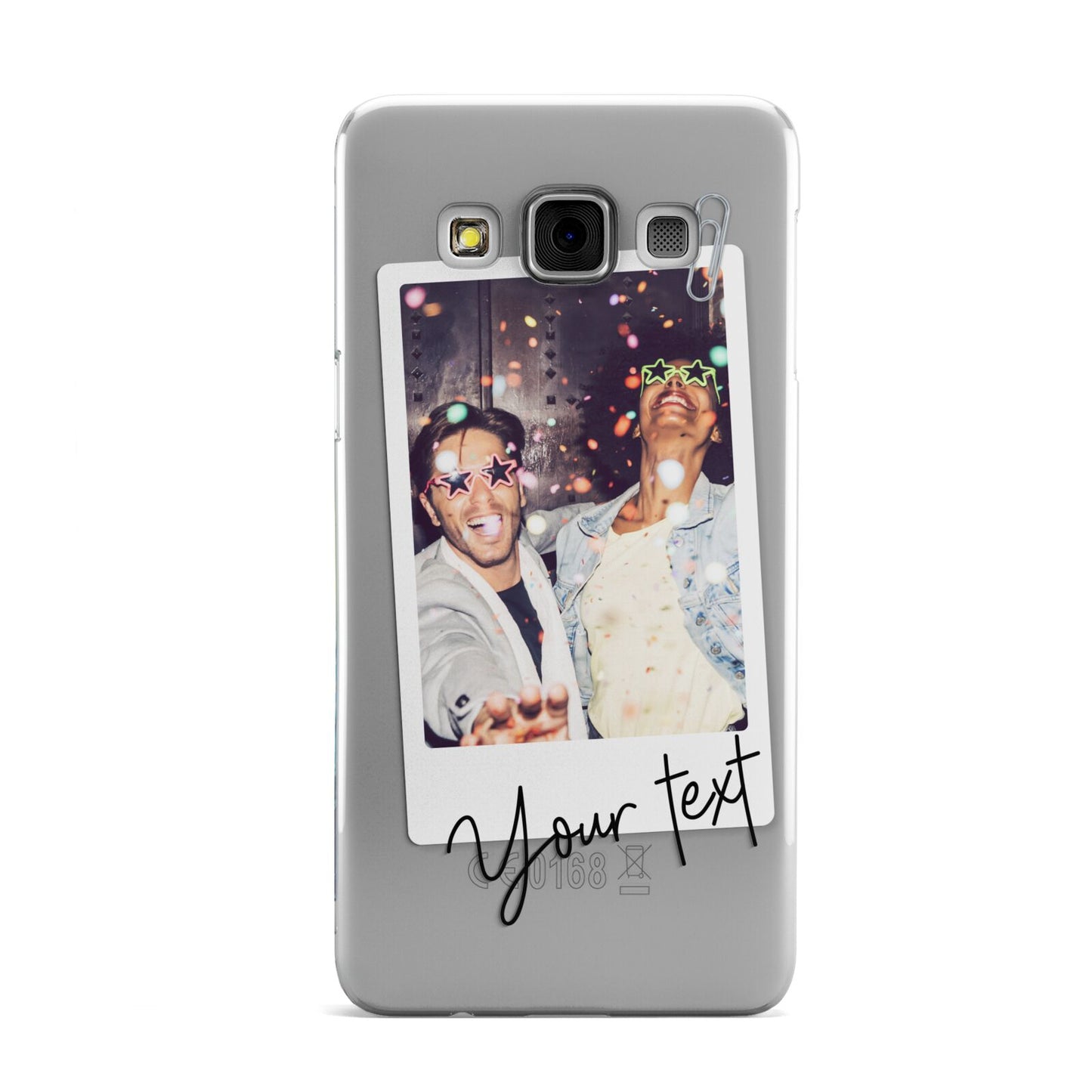 Personalised Photo with Text Samsung Galaxy A3 Case