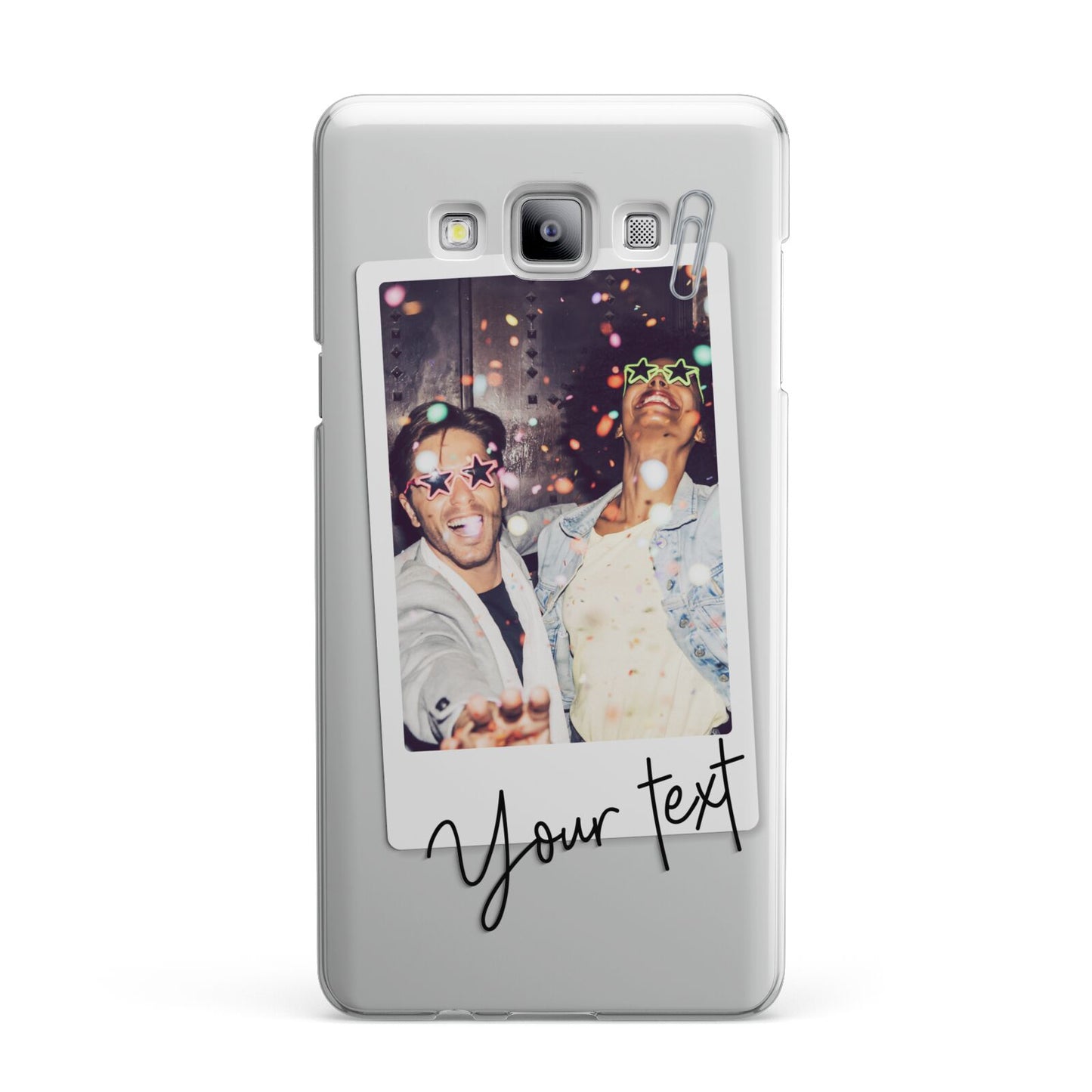 Personalised Photo with Text Samsung Galaxy A7 2015 Case
