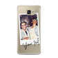 Personalised Photo with Text Samsung Galaxy A7 2016 Case on gold phone