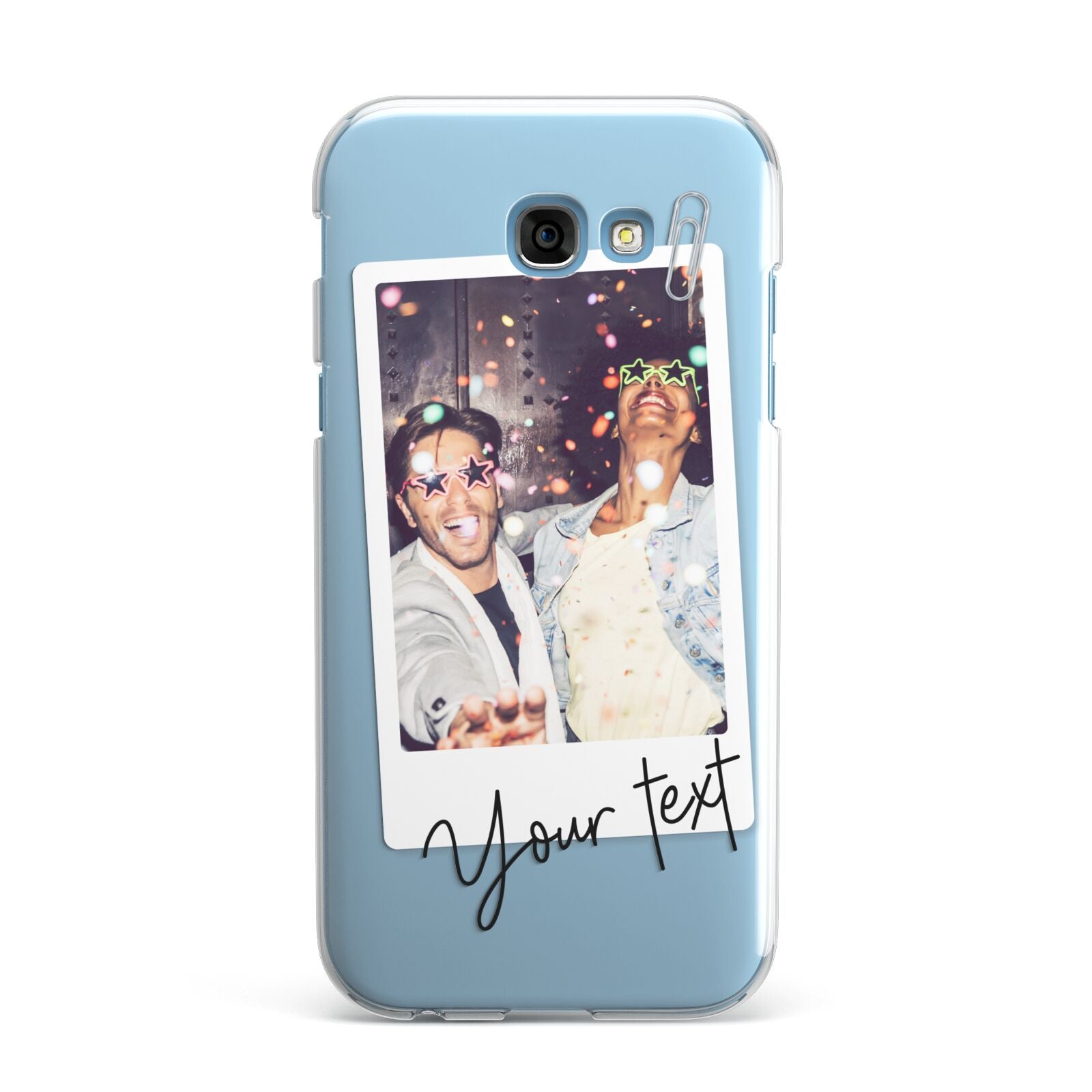 Personalised Photo with Text Samsung Galaxy A7 2017 Case