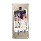 Personalised Photo with Text Samsung Galaxy A9 2016 Case on gold phone