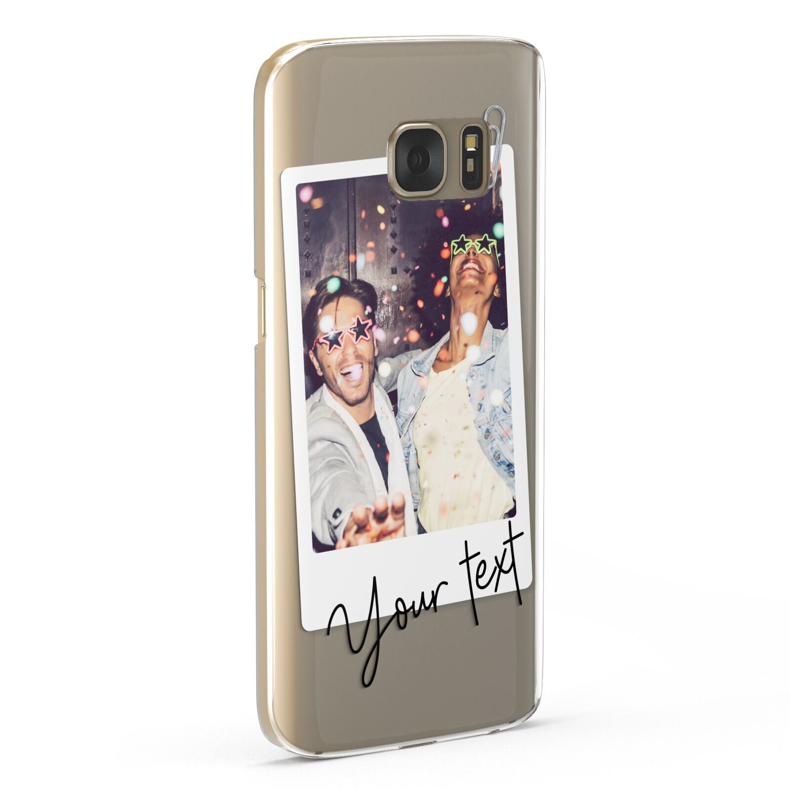 Personalised Photo with Text Samsung Galaxy Case Fourty Five Degrees