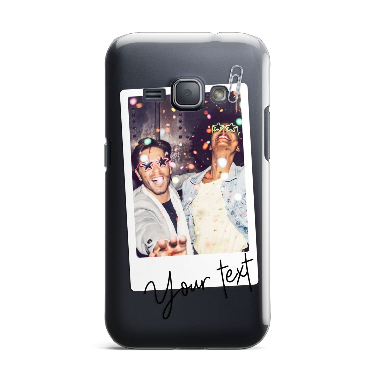 Personalised Photo with Text Samsung Galaxy J1 2016 Case