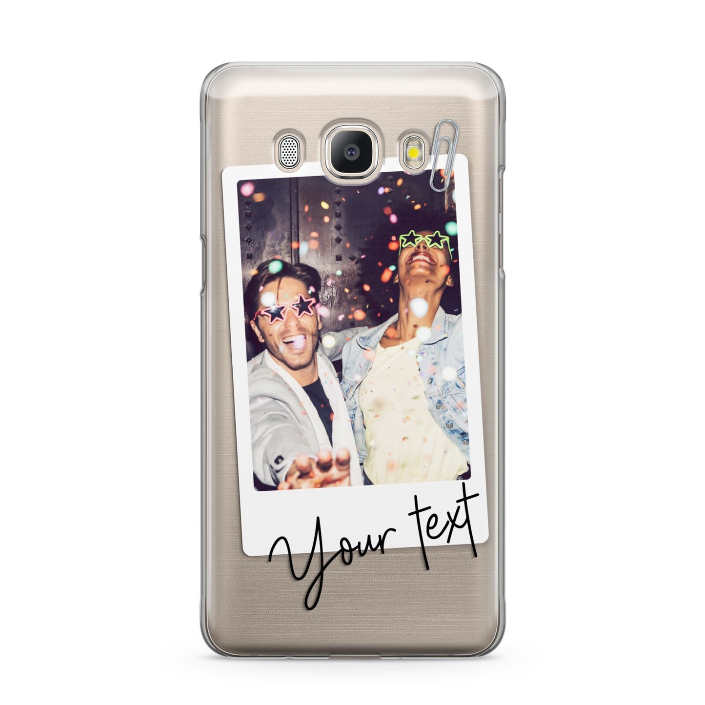 Personalised Photo with Text Samsung Galaxy J5 2016 Case